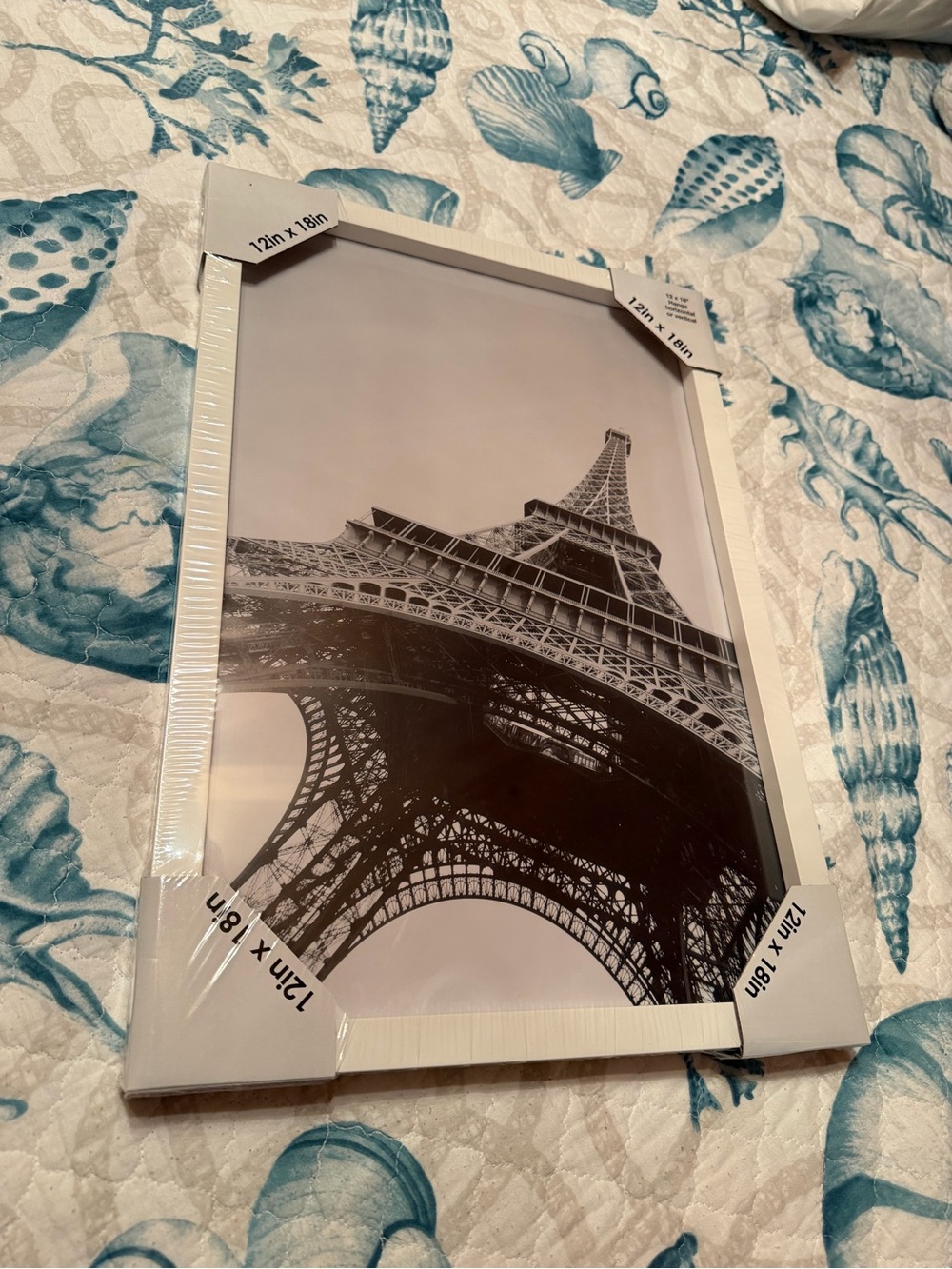 Target Black & White Eiffel Tower Wall Frame
